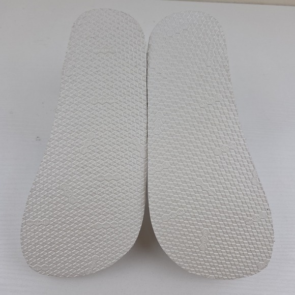 Butterfly Your World White Leather Braided Handmade Strap/Buckle Sandals Sz 7.5W - Picture 12 of 15